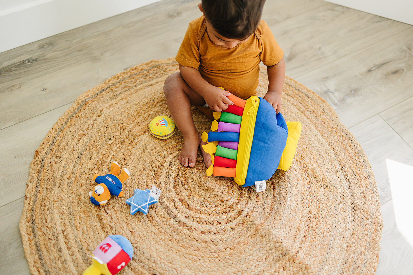 Hanukkah Playset with 4 Piece Sensory Toys