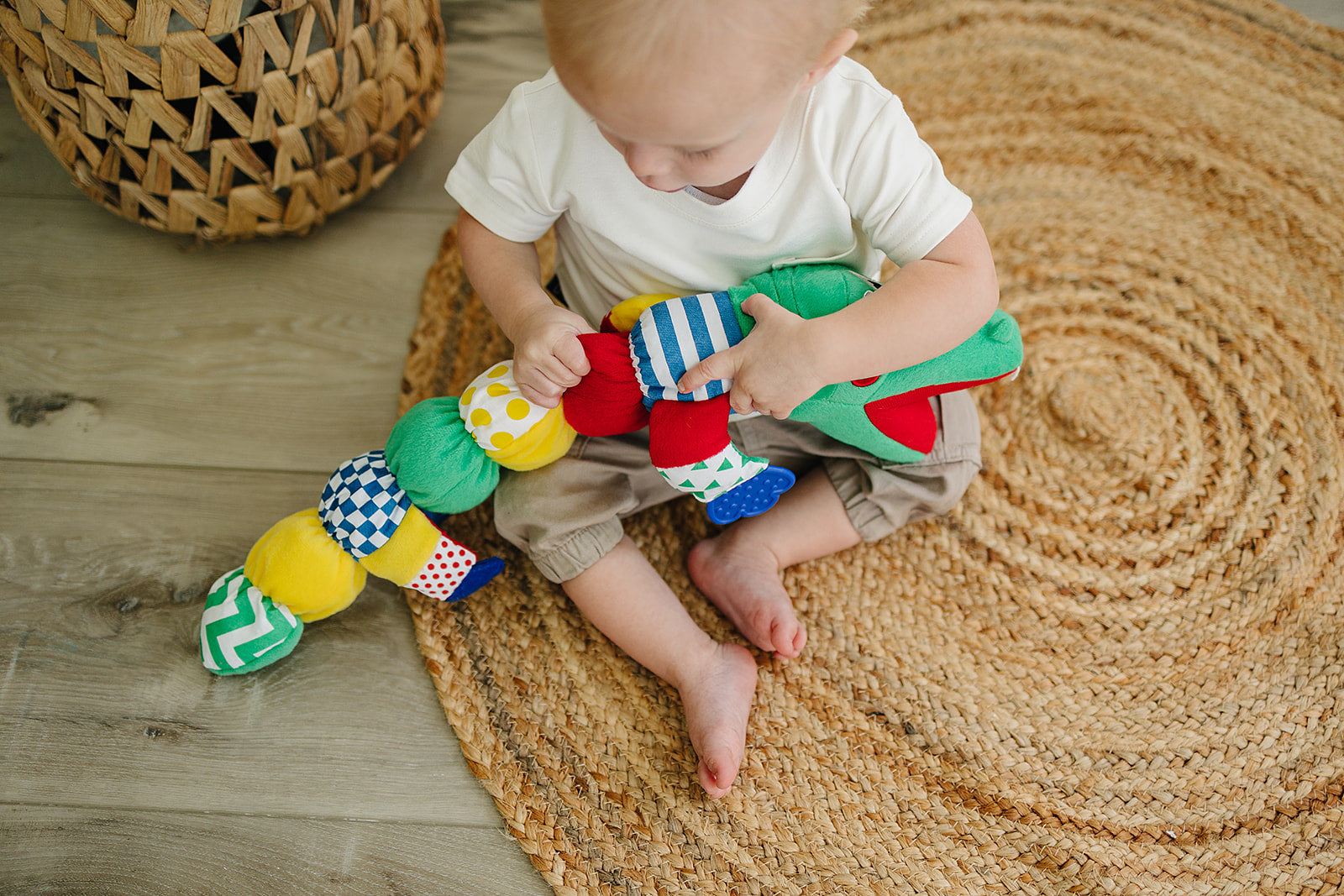 Alligator / Crocodile / Dragon Multi Sensory, Baby Teether 