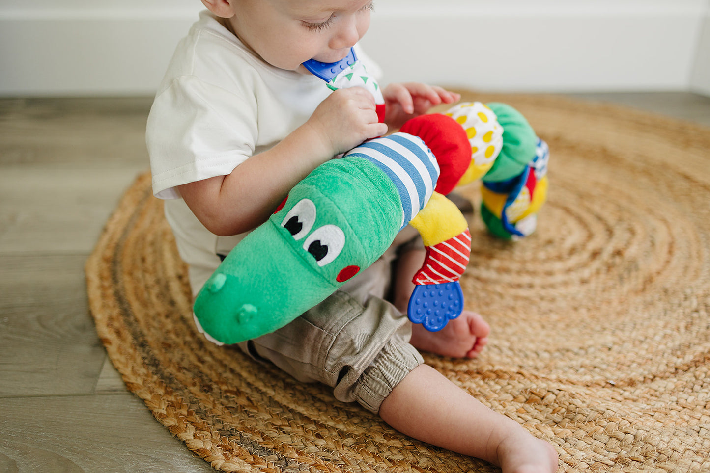 Alligator / Crocodile / Dragon Multi Sensory, Baby Teether 