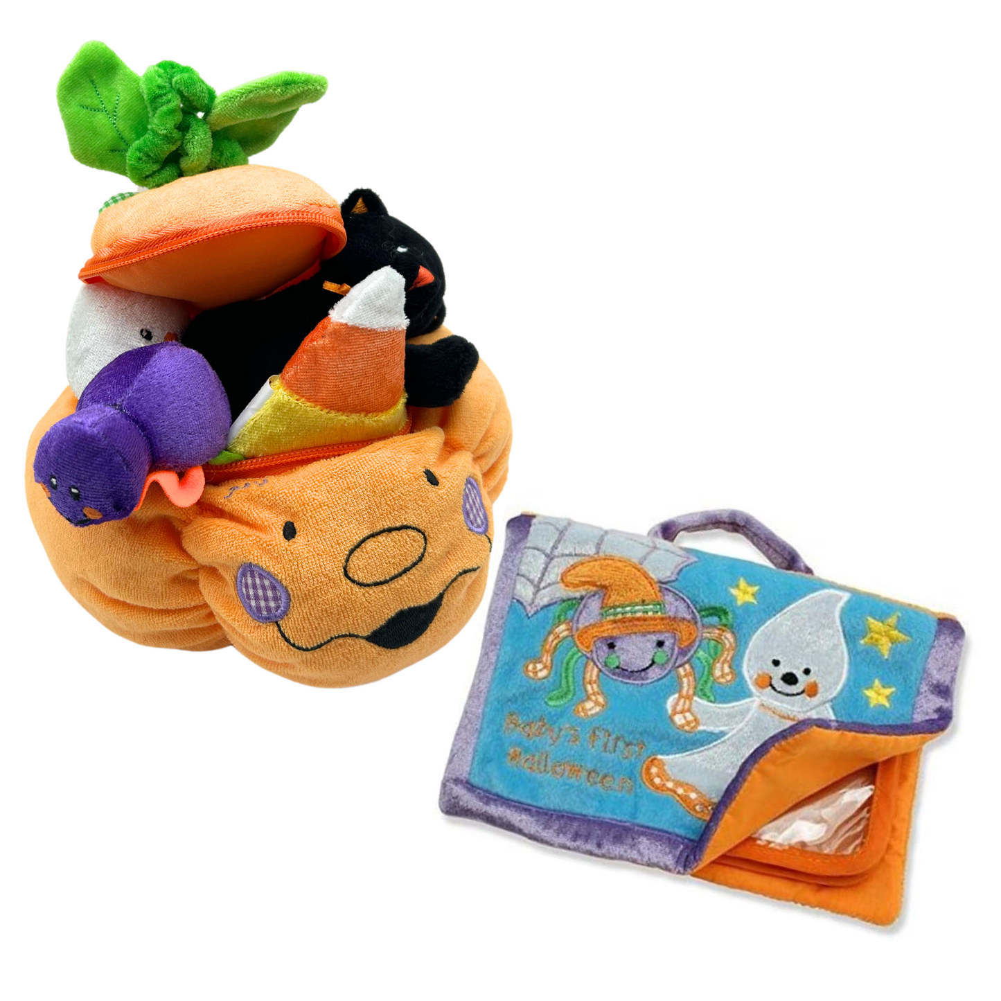 Halloween Gift Bundle with Pumpkin Playset + Soft Photo Album